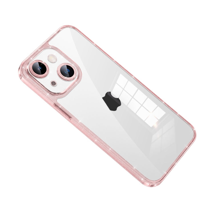 For iPhone 14 Plus SULADA Glittery TPU + Tempered Glass Phone Case(Pink) - free shipping - PMC TechLife - Order now!