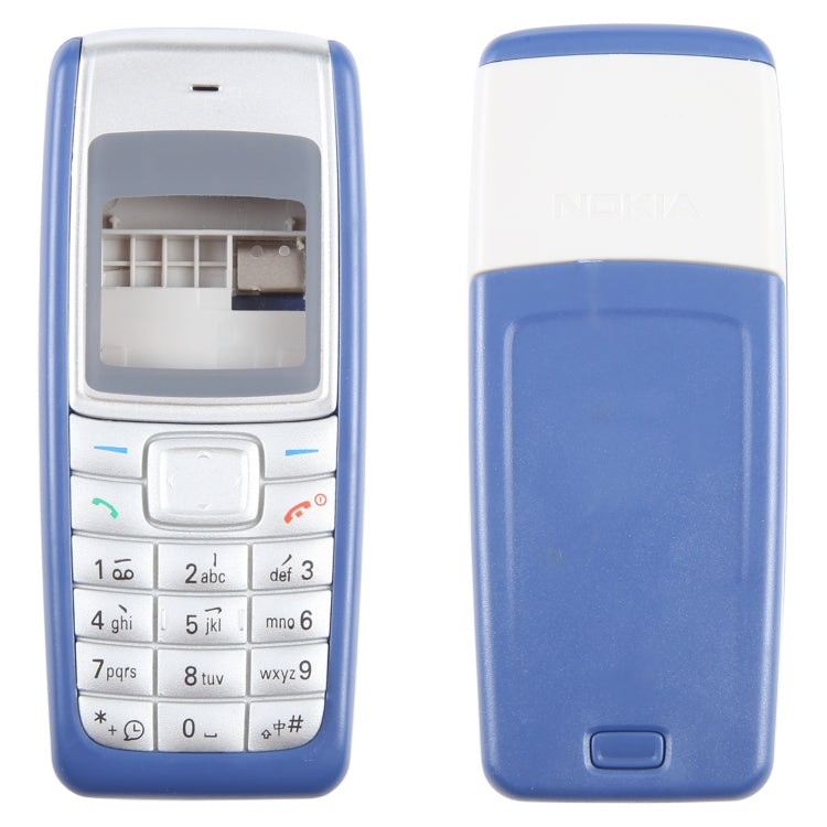 For Nokia 1110 / 1112 Full Housing Cover(Blue) - Full Housing Cover by PMC TechLife | Online Shopping South Africa | PMC TechLife
