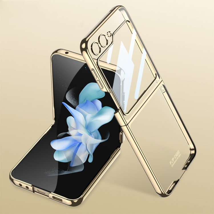 For Samsung Galaxy Z Flip5 GKK Integrated Electroplating Full Coverage Phone Case(Gold) - Galaxy Z Flip5 Cases by GKK | Online Shopping South Africa | PMC TechLife