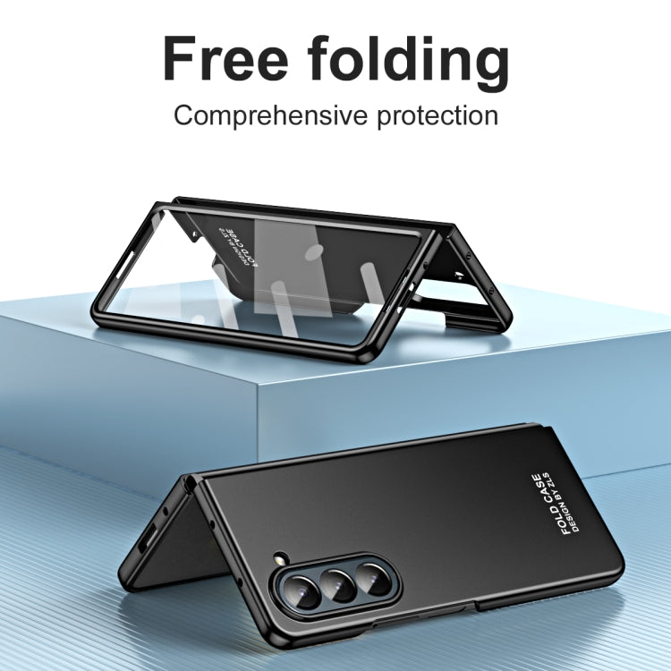 For Samsung Galaxy Z Fold5 5G Integrated AG Matte Folding Phone Case(Black) - Galaxy Z Fold5 Cases by PMC TechLife | Online Shopping South Africa | PMC TechLife | Buy Now Pay Later Mobicred