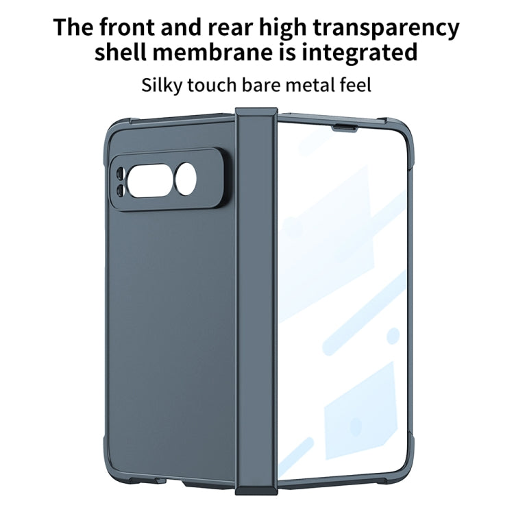 For Google Pixel Fold GKK Skin Feel Airbag Hinge Shockproof Phone Case(Silver) - Google Cases by GKK | Online Shopping South Africa | PMC Jewellery