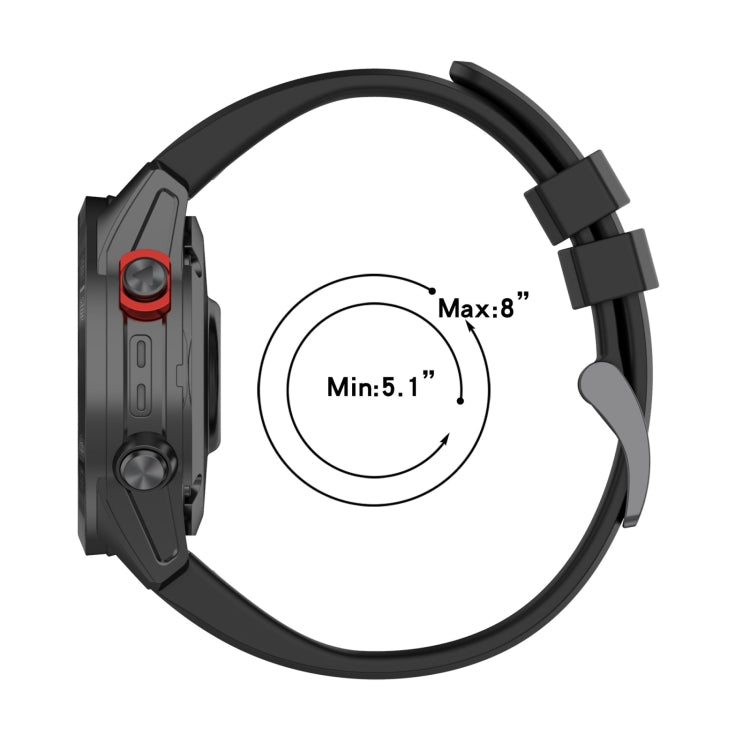 Compatible with Garmin Epix Pro 42mm Solid Color Silicone Watch Band(Grey) - free shipping - PMC TechLife - Order now!