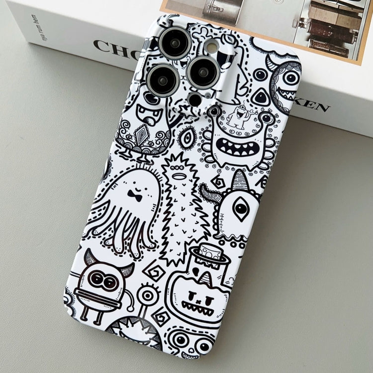 For iPhone 13 Pro Painted Pattern Precise Hole PC Phone Case(Bottle Monster) - iPhone 13 Pro Cases by PMC TechLife | Online Shopping South Africa | PMC TechLife
