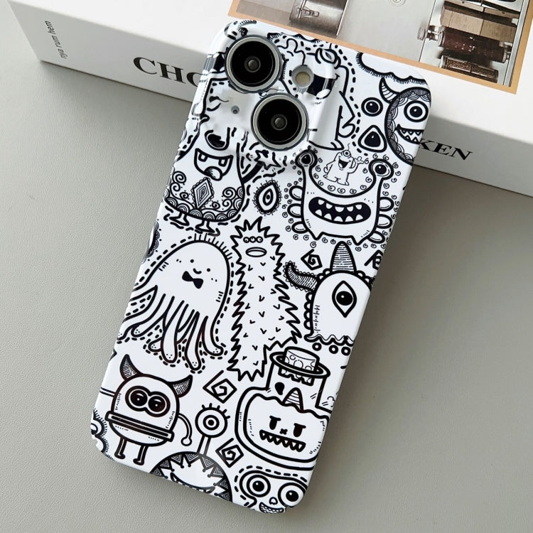 For iPhone 13 Painted Pattern Precise Hole PC Phone Case(Bottle Monster) - iPhone 13 Cases by PMC TechLife | Online Shopping South Africa | PMC TechLife