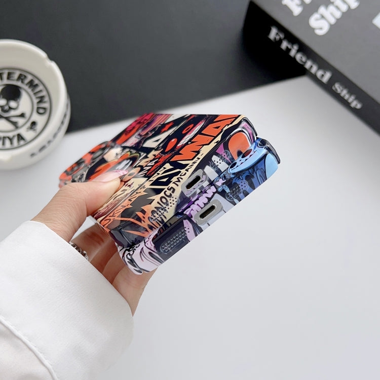 For iPhone 13 Pro Max Painted Pattern Precise Hole PC Phone Case(Comics Umbrella Boy) - free shipping - PMC TechLife - Order now!