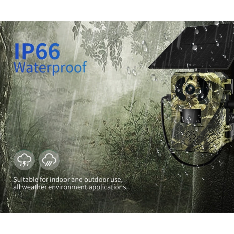 ESCAM QF380 4MP Network Solar PIR Alert Smart Wildlife Hunting Camera, 4G:EU Version(Camouflage) - free shipping - PMC TechLife - Order now!