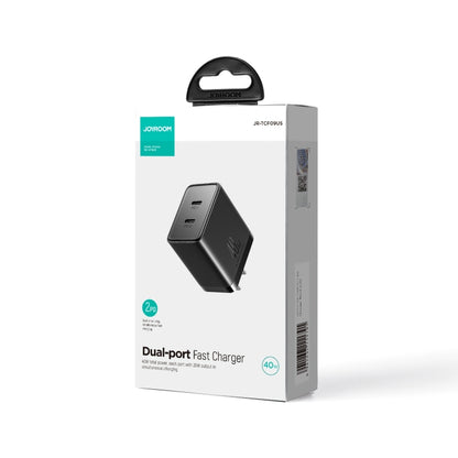 JOYROOM TCF09 40W Dual USB-C / Type-C 2PD Mini Intelligent Fast Charger(US Plug) - USB Charger by JOYROOM | Online Shopping South Africa | PMC Jewellery