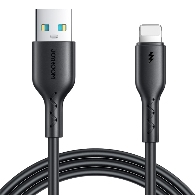 JOYROOM SA26-AL3 Flash Charge Series 3A USB to 8 Pin Fast Charging Data Cable, Cable Length:2m(Black) - Normal Style Cable by JOYROOM | Online Shopping South Africa | PMC Jewellery