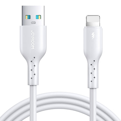 JOYROOM SA26-AL3 Flash Charge Series 3A USB to 8 Pin Fast Charging Data Cable, Cable Length:2m(White) - Normal Style Cable by JOYROOM | Online Shopping South Africa | PMC Jewellery