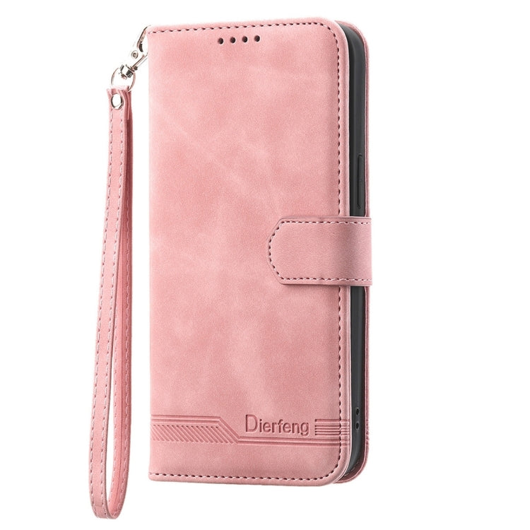 For vivo Y36 Dierfeng Dream Line Leather Phone Case(Pink) - vivo Cases by PMC TechLife | Online Shopping South Africa | PMC TechLife | Buy Now Pay Later Mobicred