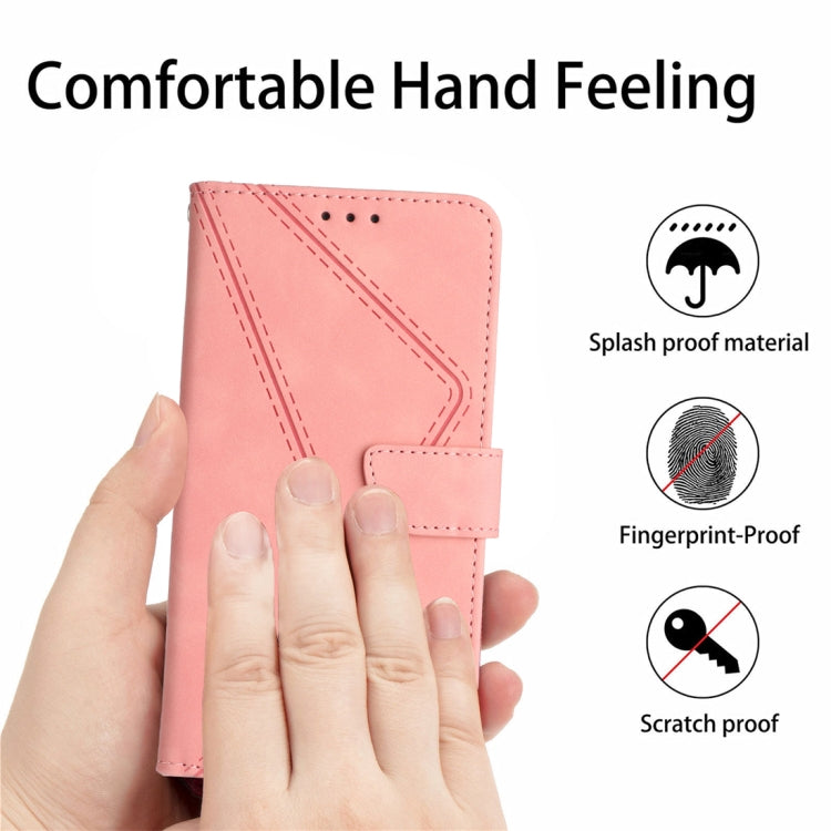 For Honor 90 Lite Stitching Embossed Leather Phone Case(Pink) - free shipping - PMC TechLife - Order now!