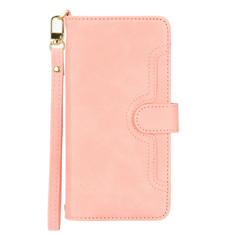 For Sony Xperia 1Ⅴ Litchi Texture Zipper Leather Phone Case(Pink) - Sony Cases by PMC Jewellery | Online Shopping South Africa | PMC Jewellery