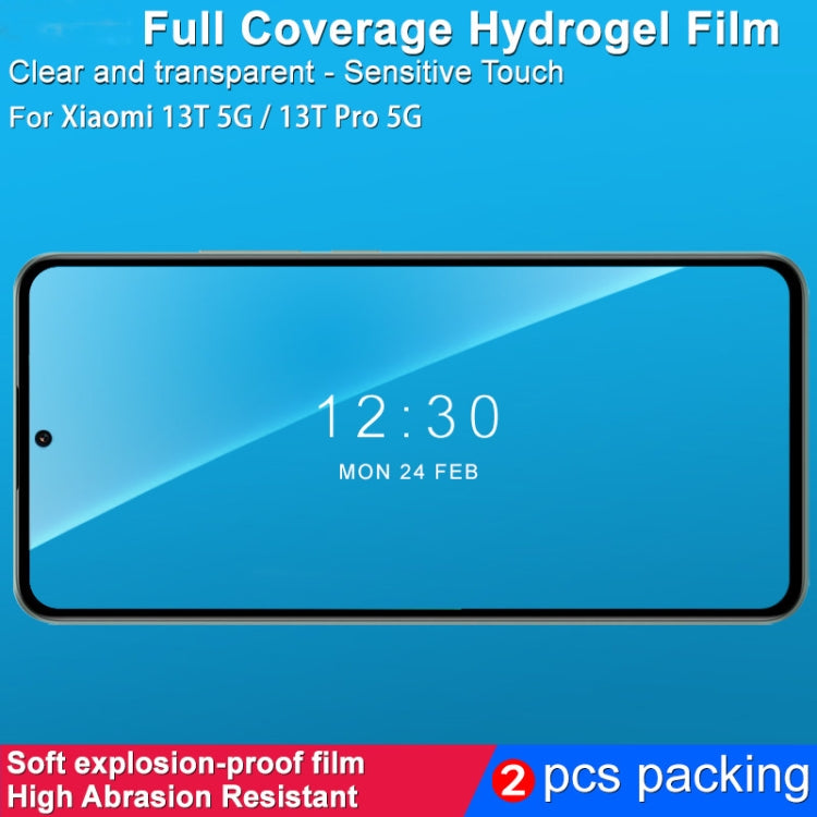 For Google Pixel 8 2pcs imak Curved Full Screen Hydrogel Film Protector - Google Tempered Glass by imak | Online Shopping South Africa | PMC TechLife | Buy Now Pay Later Mobicred