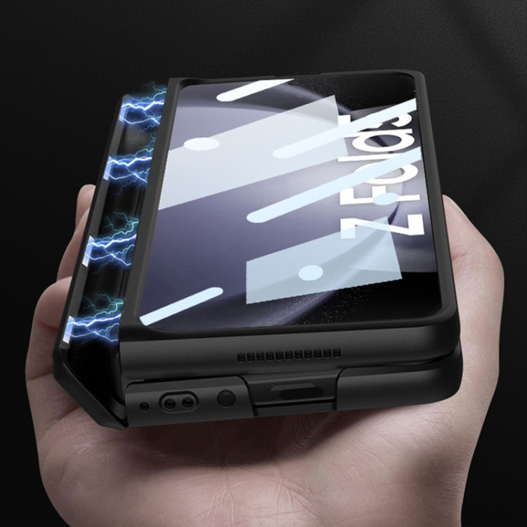 For Samsung Galaxy Z Fold5 GKK Integrated Magnetic Full Coverage Folding Phone Case(Grey) - Galaxy Z Fold5 Cases by GKK | Online Shopping South Africa | PMC TechLife | Buy Now Pay Later Mobicred