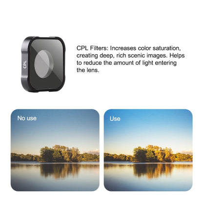 CPL Filter Action Camera Lens Filter For GoPro Hero11 Black / Hero11 Black mini / HERO10 Black / HERO9 Black - Lens Filter by PMC Jewellery | Online Shopping South Africa | PMC Jewellery