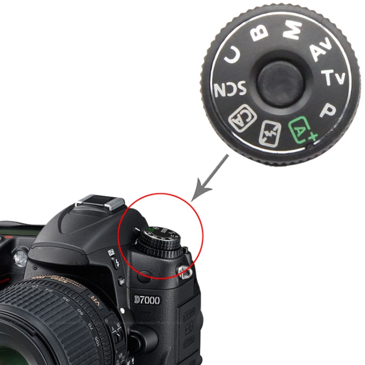 For Nikon D7000 Mode Dial - Mode Dial by PMC TechLife | Online Shopping South Africa | PMC TechLife | Buy Now Pay Later Mobicred