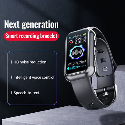 JNN S16 Smart HD Noise Reduction Bluetooth MP3 Voice Control Recording Bracelet, Memory:32GB - Smart Wristbands by JNN | Online Shopping South Africa | PMC Jewellery | Buy Now Pay Later Mobicred