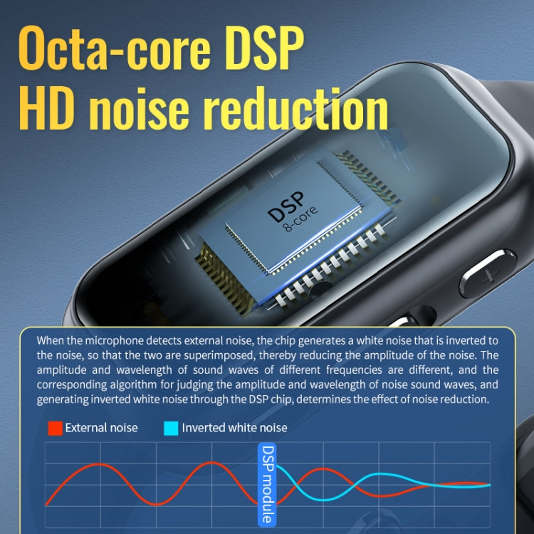 JNN S16 Smart HD Noise Reduction Bluetooth MP3 Voice Control Recording Bracelet, Memory:16GB - Smart Wristbands by JNN | Online Shopping South Africa | PMC TechLife | Buy Now Pay Later Mobicred