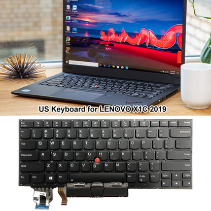 For Lenovo X1C 2019 US Version Backlight Laptop Keyboard - Lenovo Spare Parts by PMC Jewellery | Online Shopping South Africa | PMC Jewellery