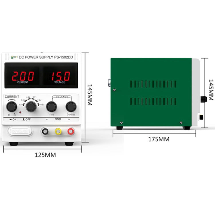BEST 1502DD 15V / 2A Digital Display DC Regulated Power Supply, 220V EU Plug - Power Supply by BEST | Online Shopping South Africa | PMC Jewellery