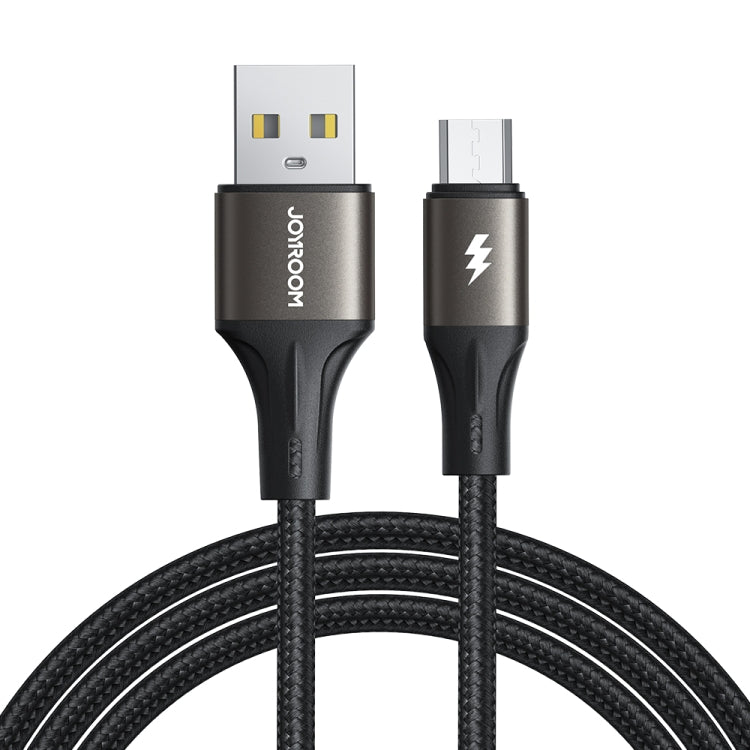 JOYROOM SA25-AM3 3A USB to Micro USB Fast Charge Data Cable, Length:2m(Black) - Micro USB Cable by JOYROOM | Online Shopping South Africa | PMC Jewellery