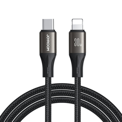 JOYROOM SA25-CL3 30W USB-C/Type-C to 8 Pin Fast Charge Data Cable, Length:1.2m(Black) - 2 in 1 Cable by JOYROOM | Online Shopping South Africa | PMC Jewellery