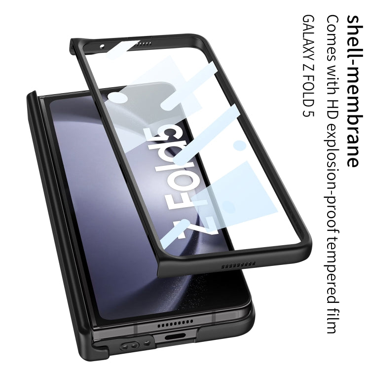 For Samsung Galaxy Z Fold5 GKK Integrated Folding Armored Shell PC Phone Case(Black) - free shipping - PMC TechLife - Order now!