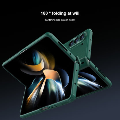 For Samsung Galaxy Z Fold5 NILLKIN Frosted Fold PC + TPU Phone Case with Pen Slot(Green) - Galaxy Z Fold5 Cases by NILLKIN | Online Shopping South Africa | PMC Jewellery