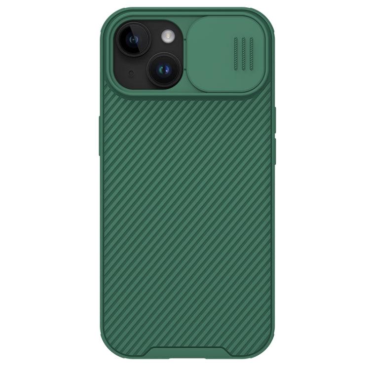 For iPhone 15 NILLKIN CamShield Pro PC Phone Case(Green) - iPhone 15 Cases by NILLKIN | Online Shopping South Africa | PMC TechLife | Buy Now Pay Later Mobicred