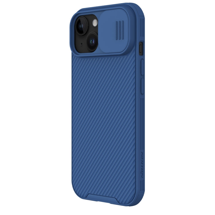 For iPhone 15 Plus NILLKIN CamShield Pro PC Phone Case(Blue) - iPhone 15 Plus Cases by NILLKIN | Online Shopping South Africa | PMC Jewellery