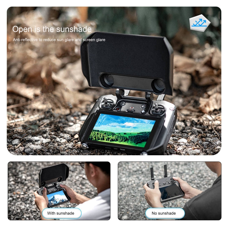 For DJI RC Pro STARTRC Remote Control Sunshade Protection Cover(Black) - Others by STARTRC | Online Shopping South Africa | PMC TechLife