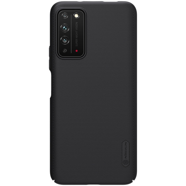 For Huawei Honor X10 NILLKIN Frosted Concave-convex Texture PC Protective Case(Black) - Honor Cases by NILLKIN | Online Shopping South Africa | PMC Jewellery