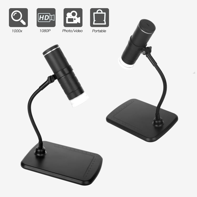 F210 1000X WiFi Digital Microscope with Helical Tube Bracket - Digital Microscope by PMC TechLife | Online Shopping South Africa | PMC TechLife | Buy Now Pay Later Mobicred