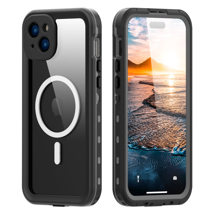 For iPhone 15 Plus RedPepper IP68 Waterproof MagSafe Phone Case(Black) - free shipping - PMC TechLife - Order now!