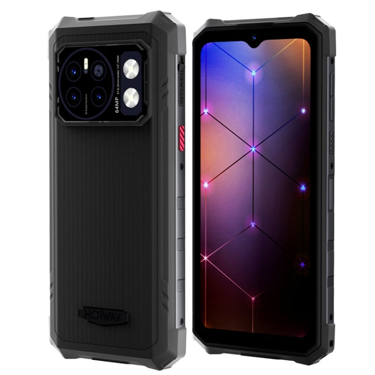 [HK Warehouse] HOTWAV CYBER 13 Pro, 12GB+256GB, IP68/IP69K Rugged Phone, 10800mAh, 6.6 inch Android 13 UNISOC T619 Octa Core, Network: 4G, NFC, OTG(All Black) - Other by HOTWAV | Online Shopping South Africa | PMC Jewellery