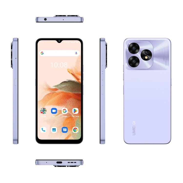 [HK Warehouse] UMIDIGI A15C, 8GB+128GB, Face ID & Side Fingerprint Identification, 6.7 inch Android 13 Unisoc T606 Octa Core, Network: 4G, NFC, OTG(Lavender Purple) - UMIDIGI by UMIDIGI | Online Shopping South Africa | PMC Jewellery