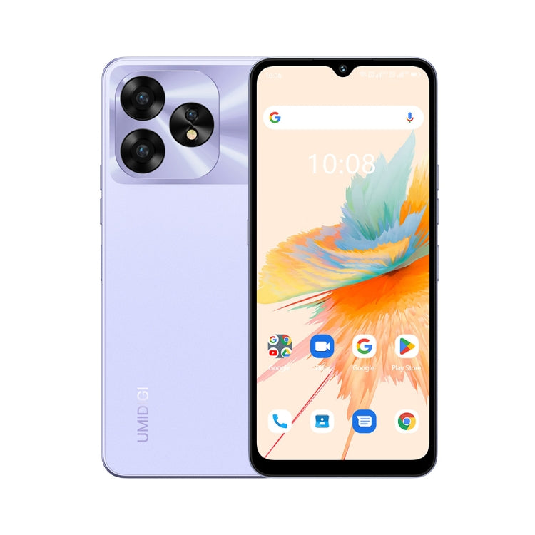 [HK Warehouse] UMIDIGI A15, 8GB+256GB, Face ID & Side Fingerprint Identification, 6.7 inch Android 13 Unisoc T616 Octa Core, Network: 4G, NFC, OTG(Lavender Purple) - UMIDIGI by UMIDIGI | Online Shopping South Africa | PMC Jewellery