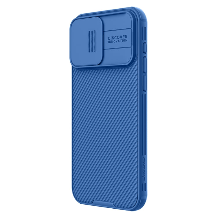 For iPhone 15 Pro Max NILLKIN CamShield Pro Magnetic Magsafe Phone Case(Blue) - iPhone 15 Pro Max Cases by NILLKIN | Online Shopping South Africa | PMC Jewellery