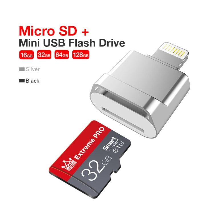 MicroDrive 8pin To TF Card Adapter Mini iPhone & iPad TF Card Reader (Silver) -  by MICRODRIVE | Online Shopping South Africa | PMC TechLife | Buy Now Pay Later Mobicred