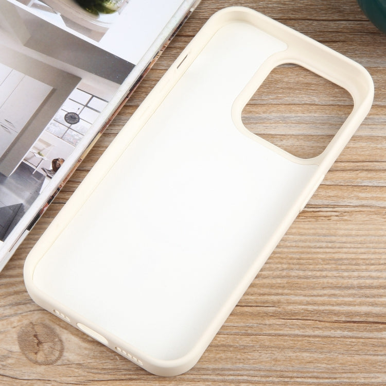 For iPhone 13 Pro MagSafe Liquid Silicone Phone Case(White) - iPhone 13 Pro Cases by PMC TechLife | Online Shopping South Africa | PMC TechLife | Buy Now Pay Later Mobicred