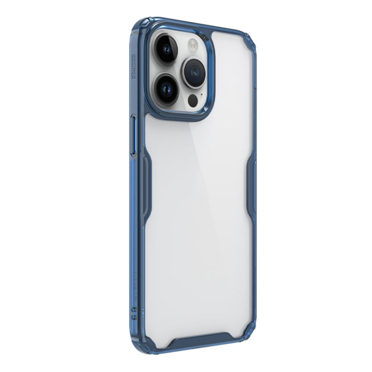 For iPhone 15 Pro NILLKIN Ultra Clear PC + TPU Phone Case(Blue) - iPhone 15 Pro Max Cases by NILLKIN | Online Shopping South Africa | PMC Jewellery