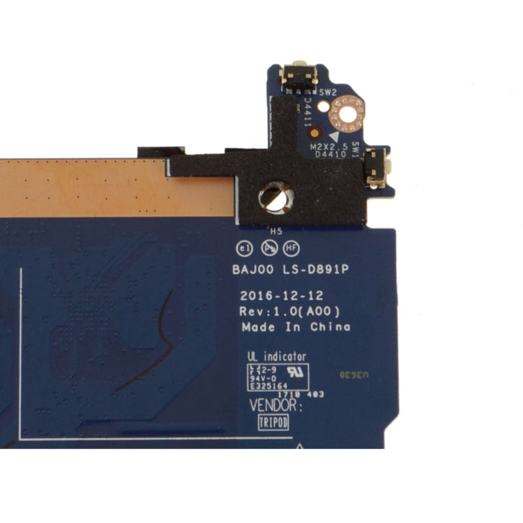For Dell Latitude 12 5285 Power Switch Small Board - Dell Spare Parts by PMC TechLife | Online Shopping South Africa | PMC TechLife