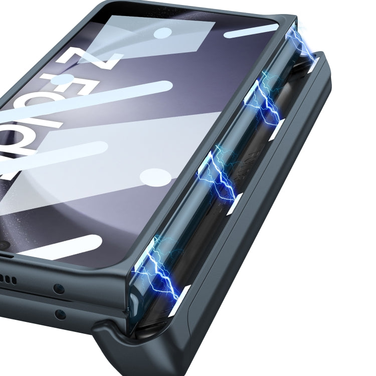 For Samsung Galaxy Z Fold5 GKK Integrated Folding Battle Shell PC Phone Case with Pen Box(Silver) - free shipping - PMC TechLife - Order now!