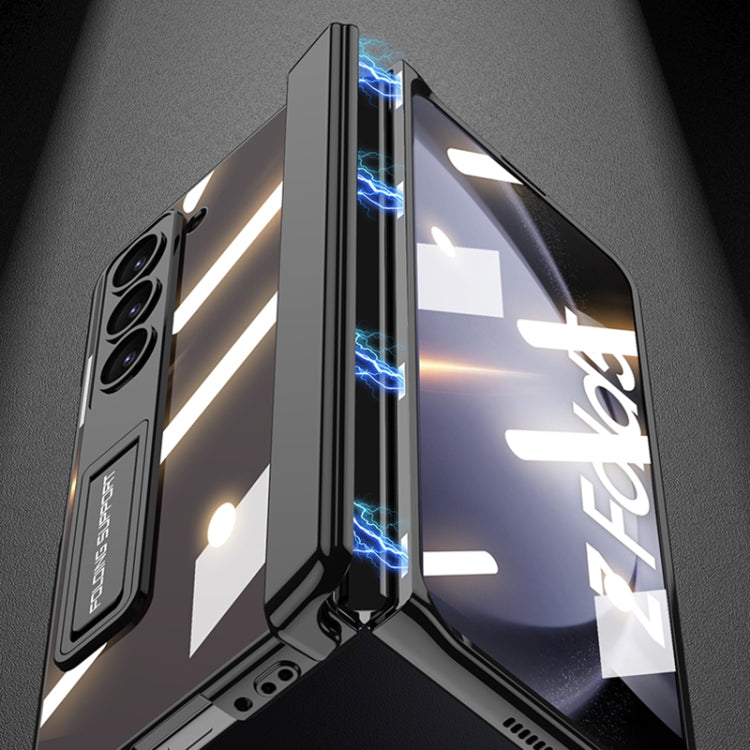 For Samsung Galaxy Z Fold5 GKK Integrated Magnetic Phantom Hinge Folding Phone Case with Stand(White) - Galaxy Z Fold5 Cases by GKK | Online Shopping South Africa | PMC TechLife | Buy Now Pay Later Mobicred