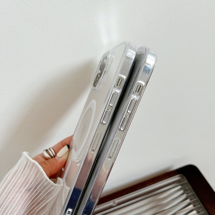 For iPhone 15 Pro Max MagSafe Magnetic Clear Acrylic TPU Phone Case(Transparent) - free shipping - PMC TechLife - Order now!