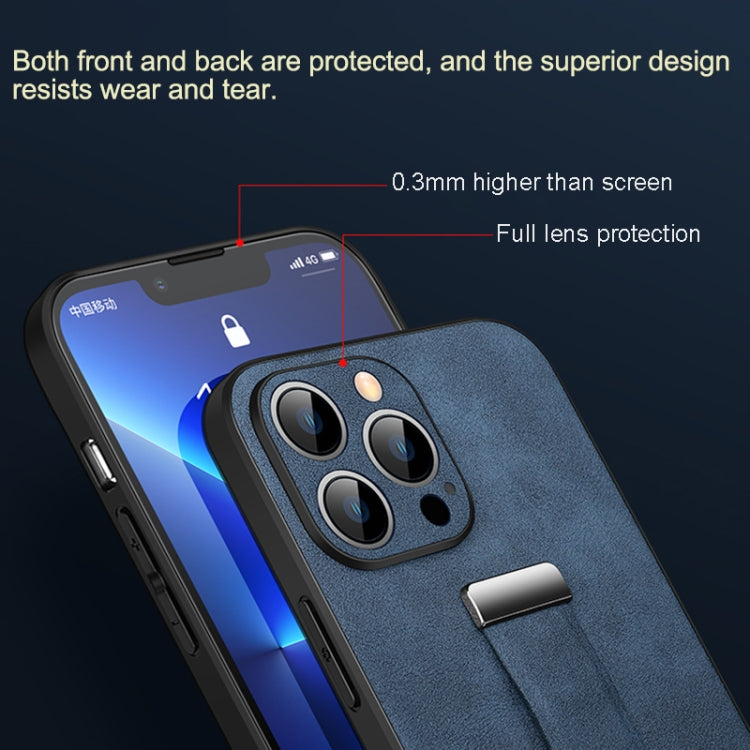 For iPhone 15 Pro SULADA Tide Cool Series PC + Leather Texture Skin Feel Phone Case(Green) - iPhone 15 Pro Cases by SULADA | Online Shopping South Africa | PMC TechLife | Buy Now Pay Later Mobicred