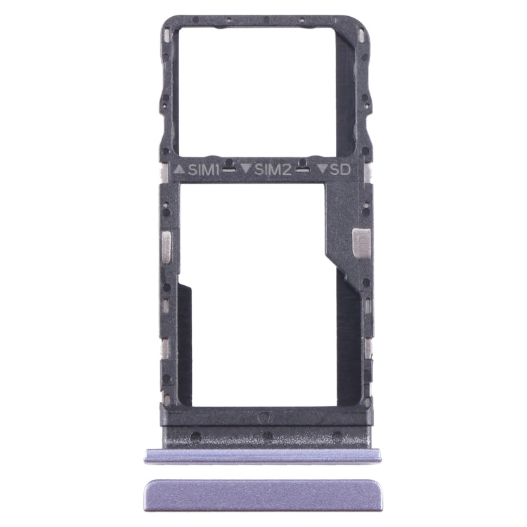 For TCL 40 R Original SIM + Micro SD Card Tray(Purple) - For TCL by PMC TechLife | Online Shopping South Africa | PMC TechLife