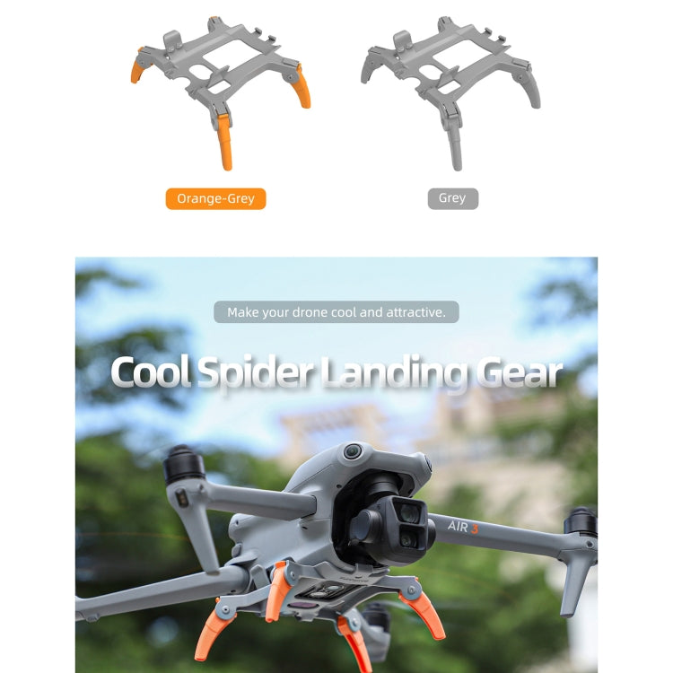 For DJI Air 3 Sunnylife LG664 Foldable Spider Landing Gear(Grey) - Landing Gear by Sunnylife | Online Shopping South Africa | PMC Jewellery | Buy Now Pay Later Mobicred