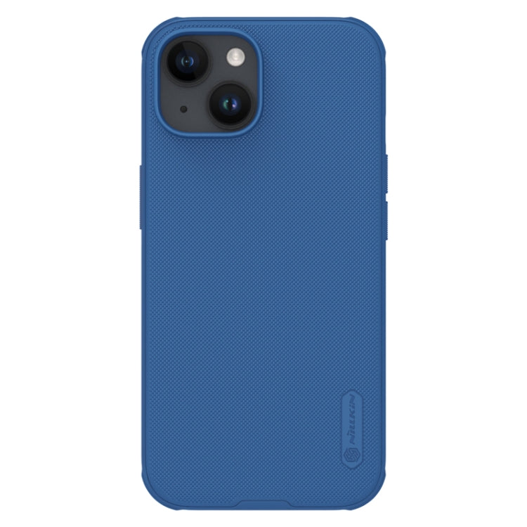 For iPhone 15 NILLKIN Frosted Shield Pro Magnetic Magsafe Phone Case(Blue) - iPhone 15 Cases by NILLKIN | Online Shopping South Africa | PMC Jewellery