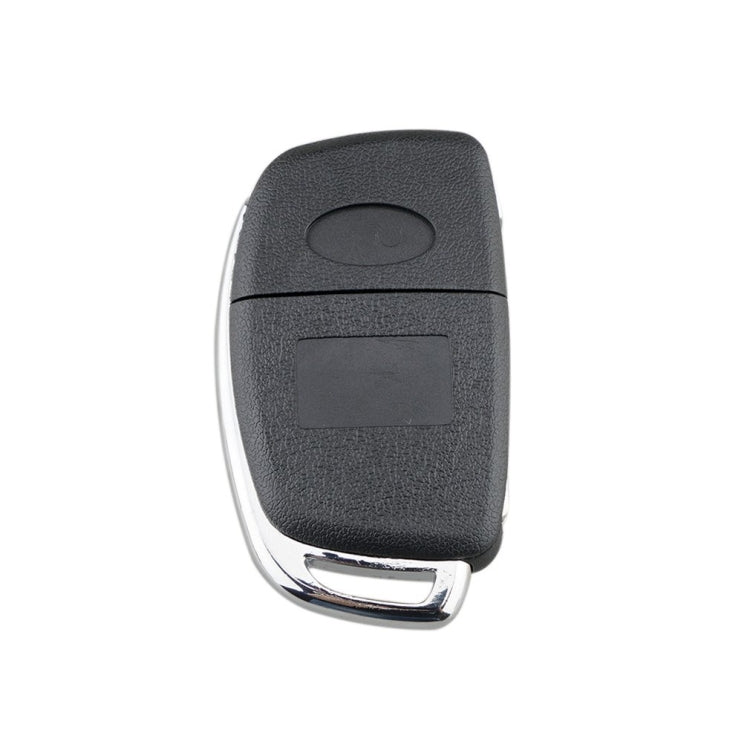 For Hyundai 4-button Folding Car Key Shell with Metal Edge Solaris ix35 ix4 Santa - Remote Car Key by PMC Jewellery | Online Shopping South Africa | PMC Jewellery